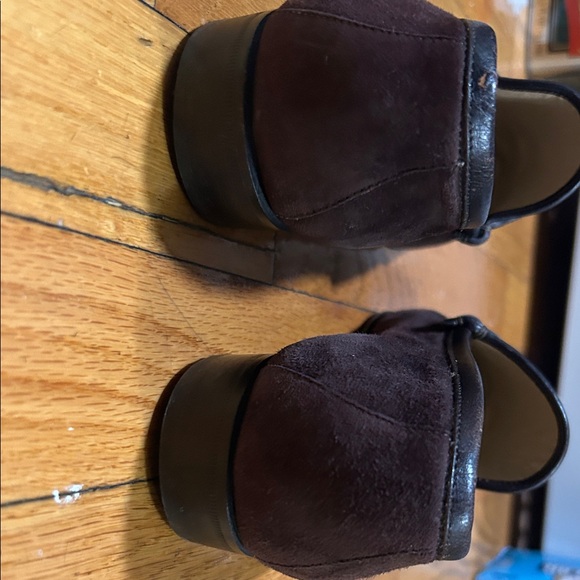 Gucci Women's Horsebit Suede Dark Brown Loafers - Picture 3 of 5